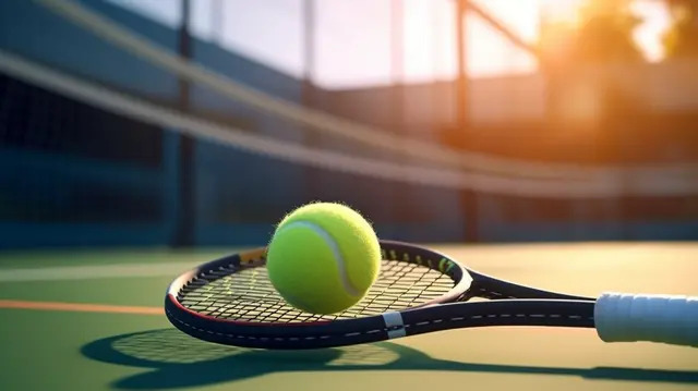 pngtree-3d-render-of-tennis-ball-and-two-rackets-on-court-image_3758201